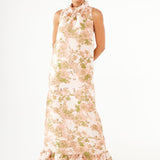 Abbey Glass Dress Camille Gown Baby's Breath Jacquard