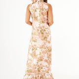 Abbey Glass Dress Camille Gown Baby's Breath Jacquard