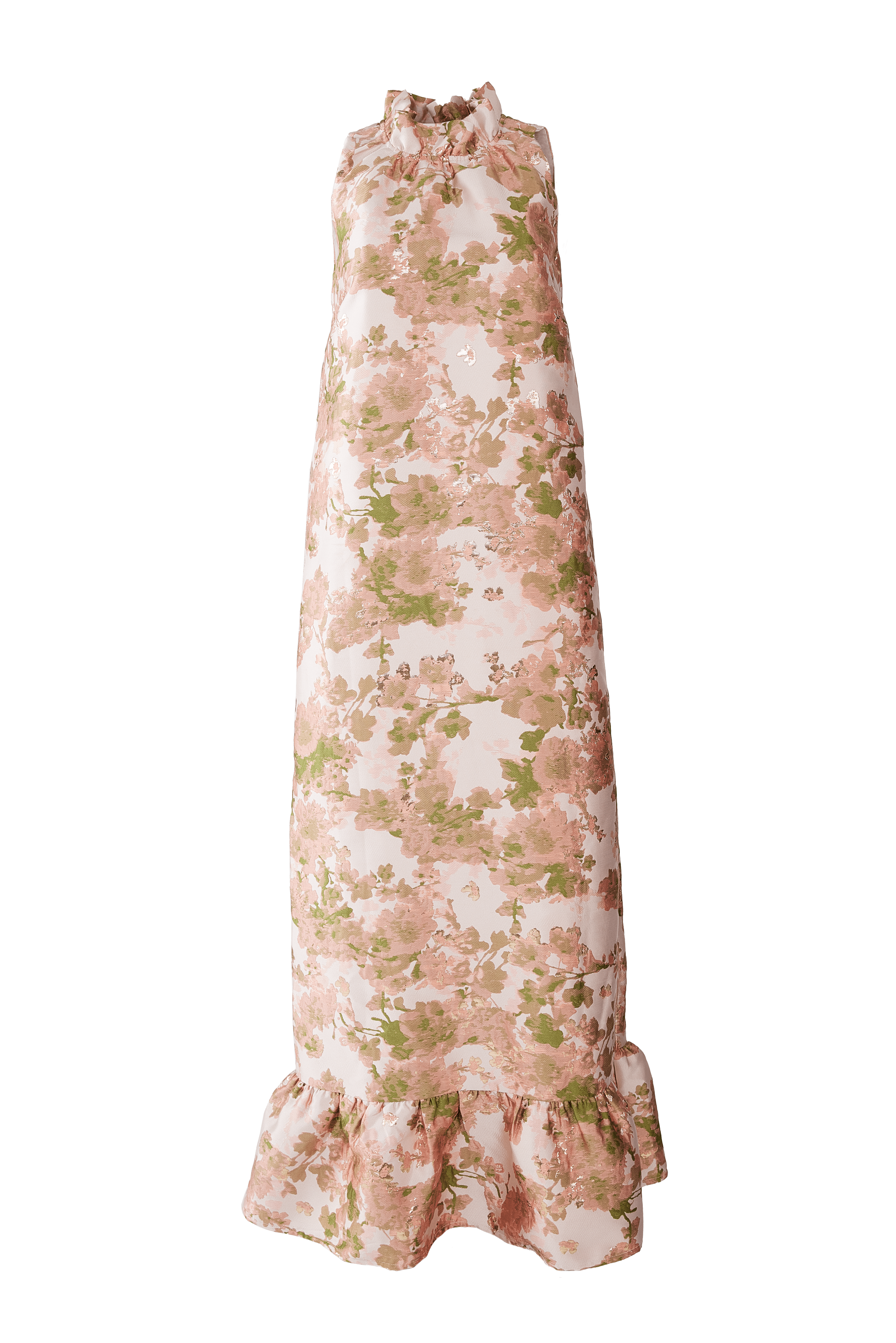 Abbey Glass Dress Camille Gown Baby's Breath Jacquard