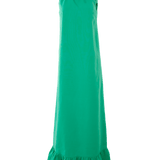 Abbey Glass Dress Camille Gown Kelly Green Faille