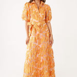 Abbey Glass Dresses Charlotte Gown Orange Blossom Organza