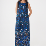 Abbey Glass Dresses Michelle Gown Blue Daisy Floral Lace