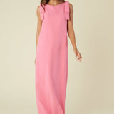 Abbey Glass Dresses Michelle Shift Gown Carnation