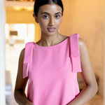 Abbey Glass Dresses Michelle Shift Gown Carnation