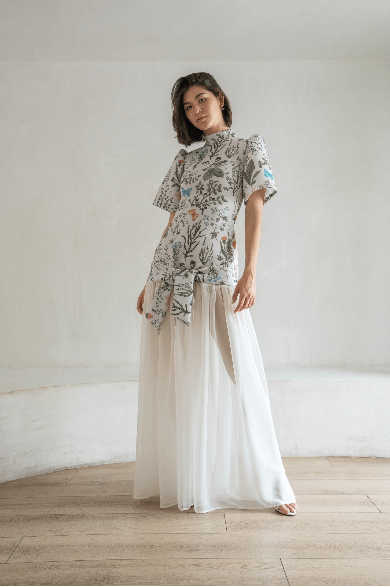 Ashley Stambouli Dress Blaze Sheer Dress