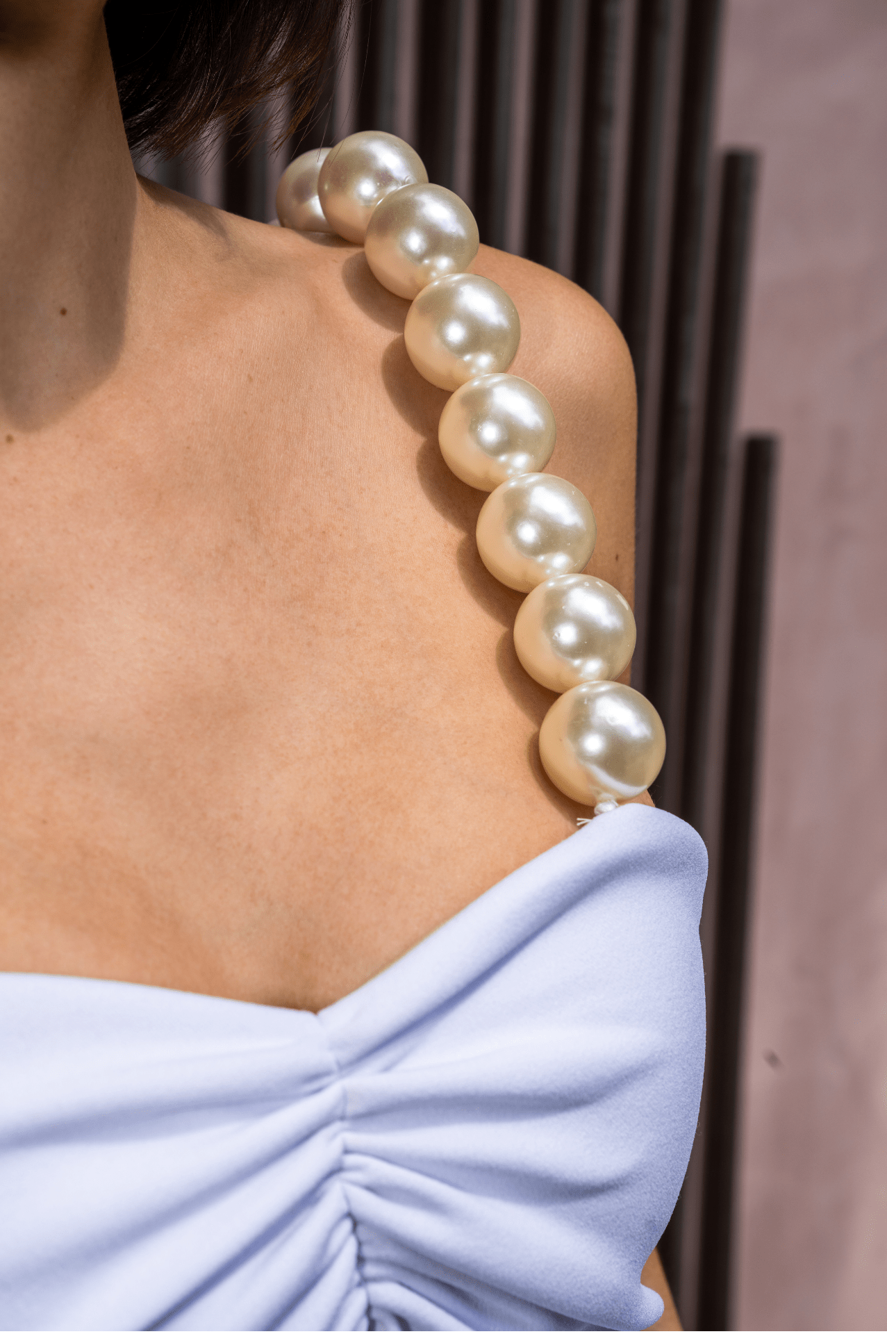 Ashley Stambouli Dress Ember Pearl Midi Dress