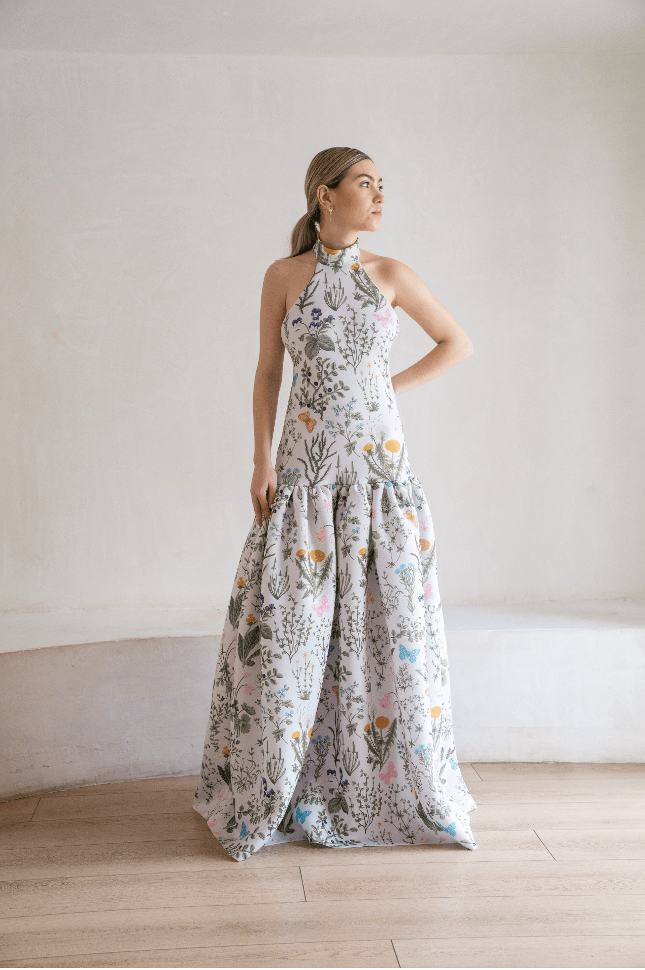 Ashley Stambouli Dress Garden Gown