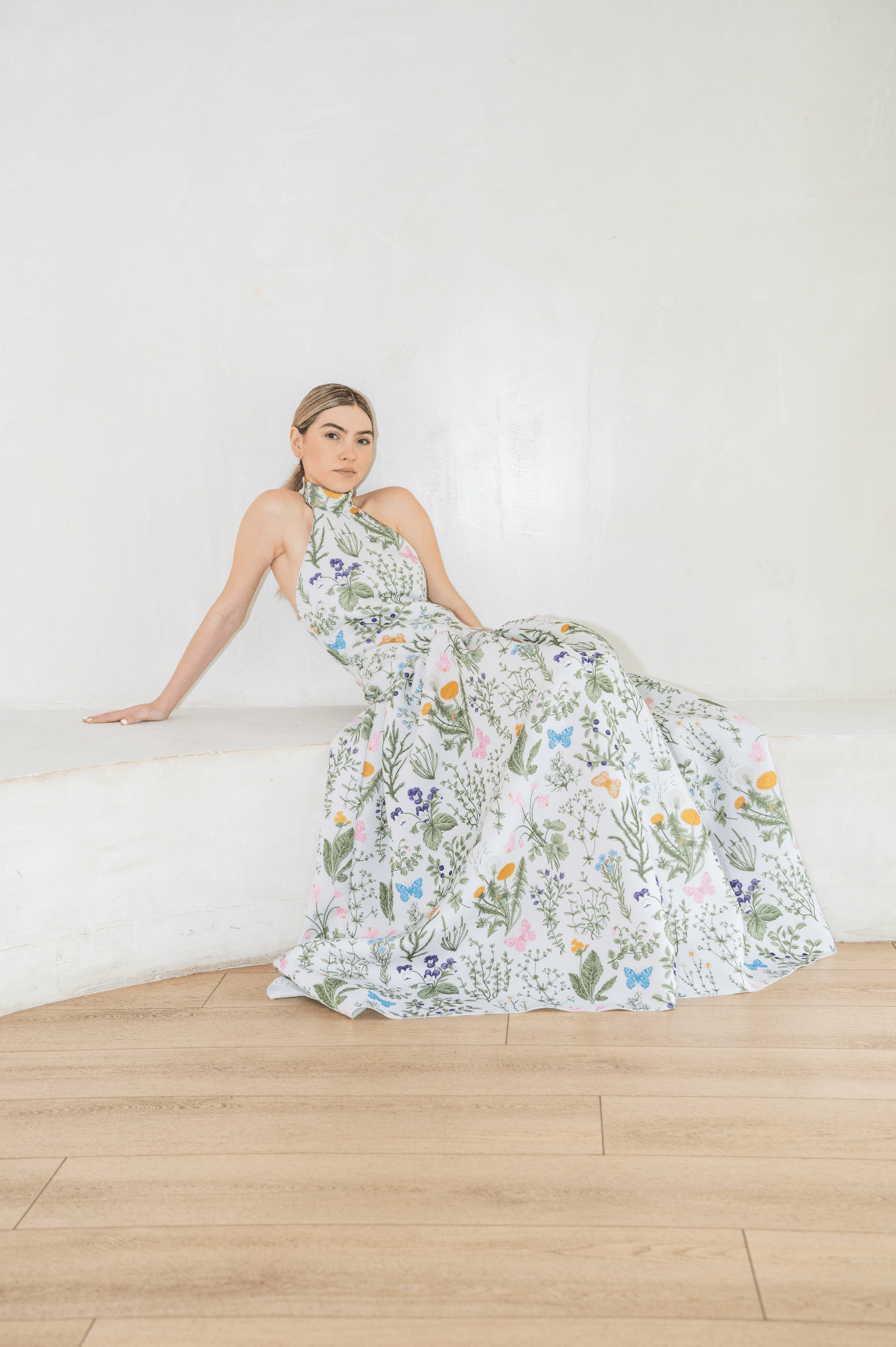 Ashley Stambouli Dress Garden Gown