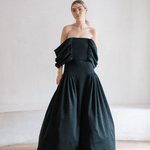 Ashley Stambouli Dress Harvest Black Gown