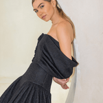 Ashley Stambouli Dress Harvest Black Gown