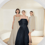 Ashley Stambouli Dress Harvest Black Gown