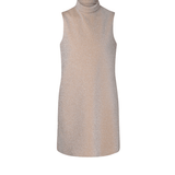 Ashley Stambouli Dress Sable Removable Sleeves Mini Dress