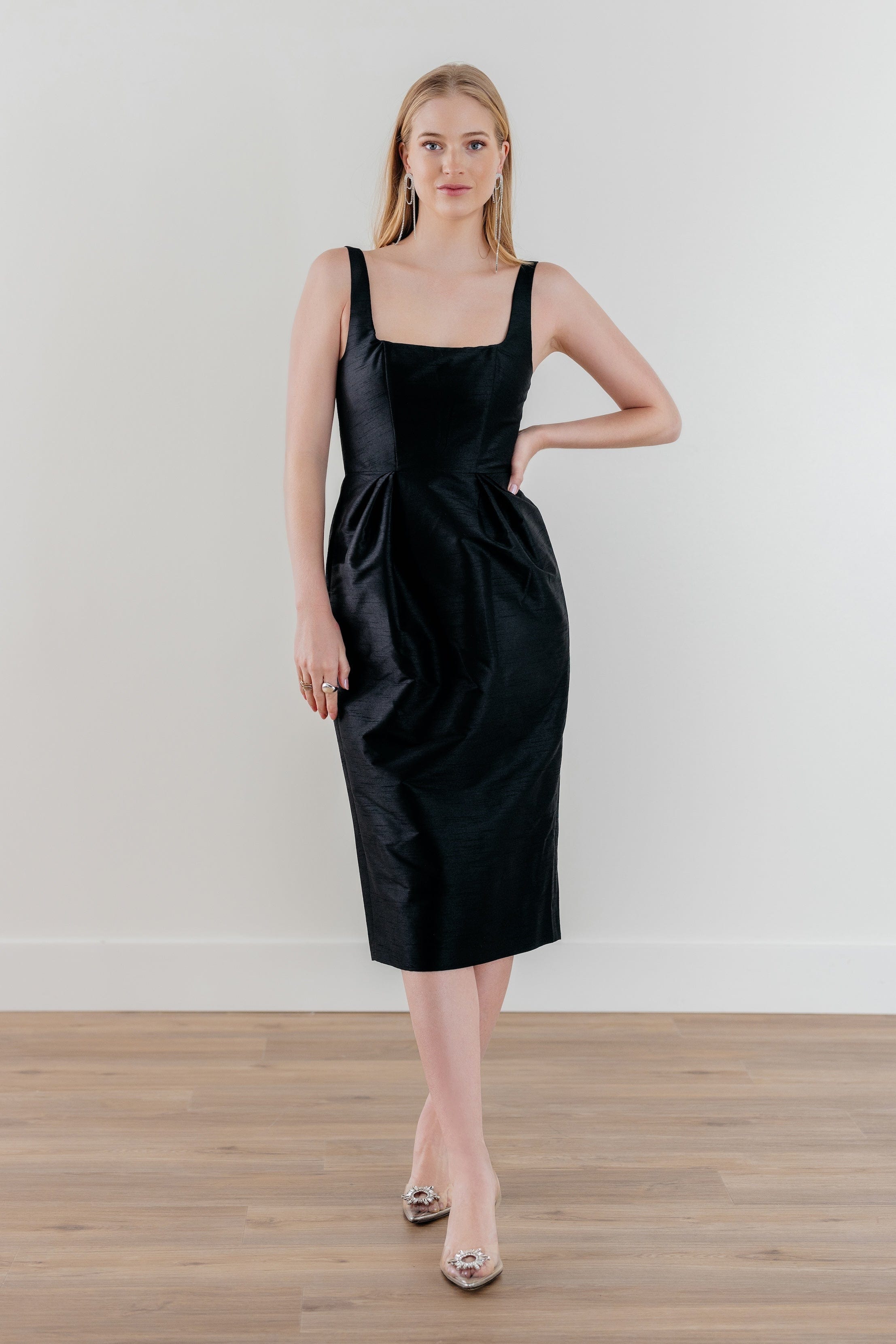 By Watters Dress 00 / Black Seaside
