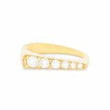 Campbell + Charlotte Ring The Edge Tapered Stacking Ring - Diamond