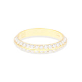 Campbell + Charlotte The Crew Knife Edge Stacking Ring - Diamond