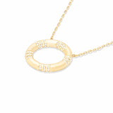 Campbell + Charlotte The Crew Large Circle Pendant Necklace