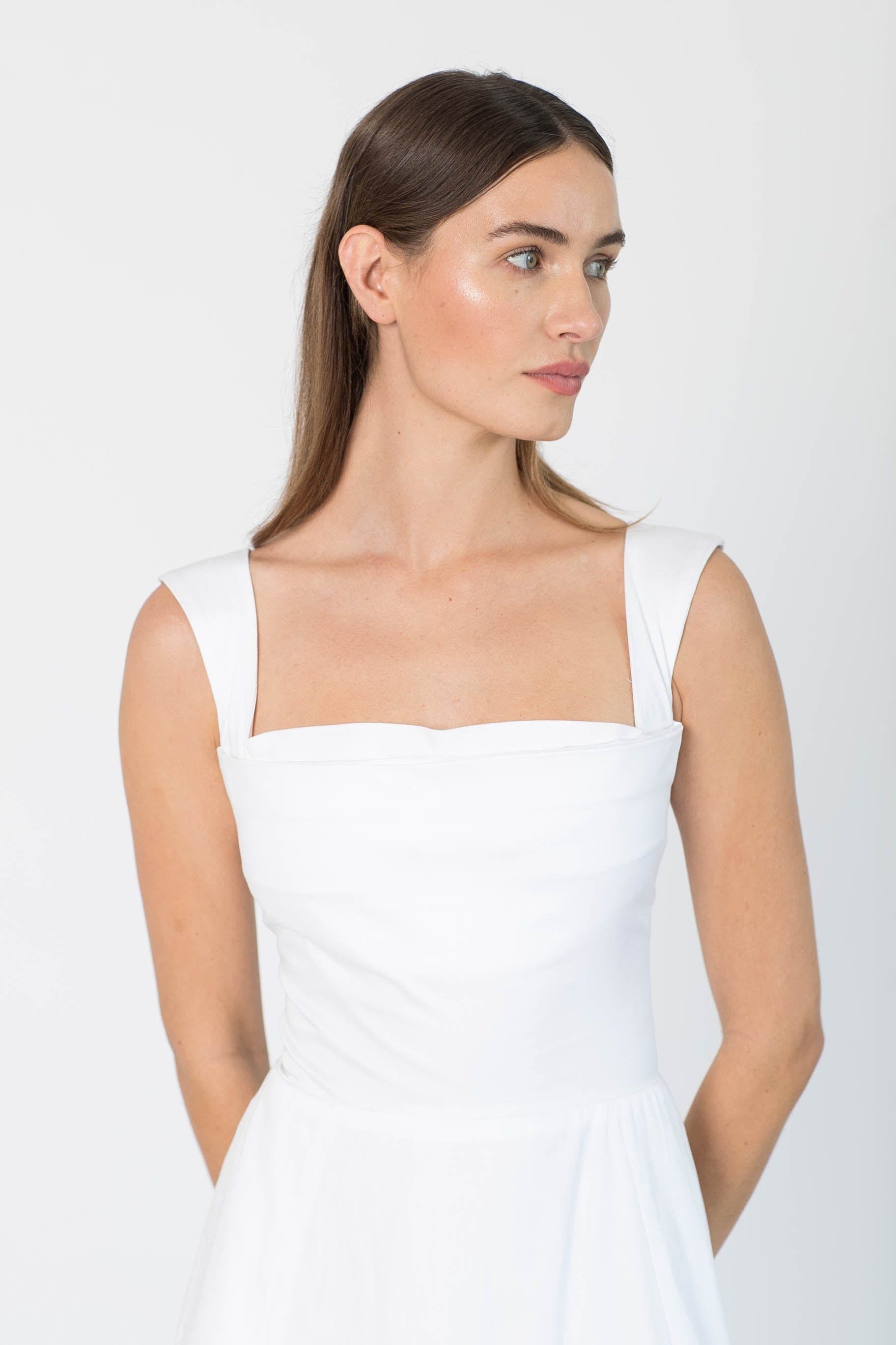 Damaris Bailey Dress Maribel Dress White