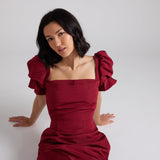 Damaris Bailey dresses Rose Dress Merlot