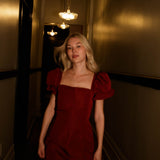 Damaris Bailey dresses Rose Dress Merlot