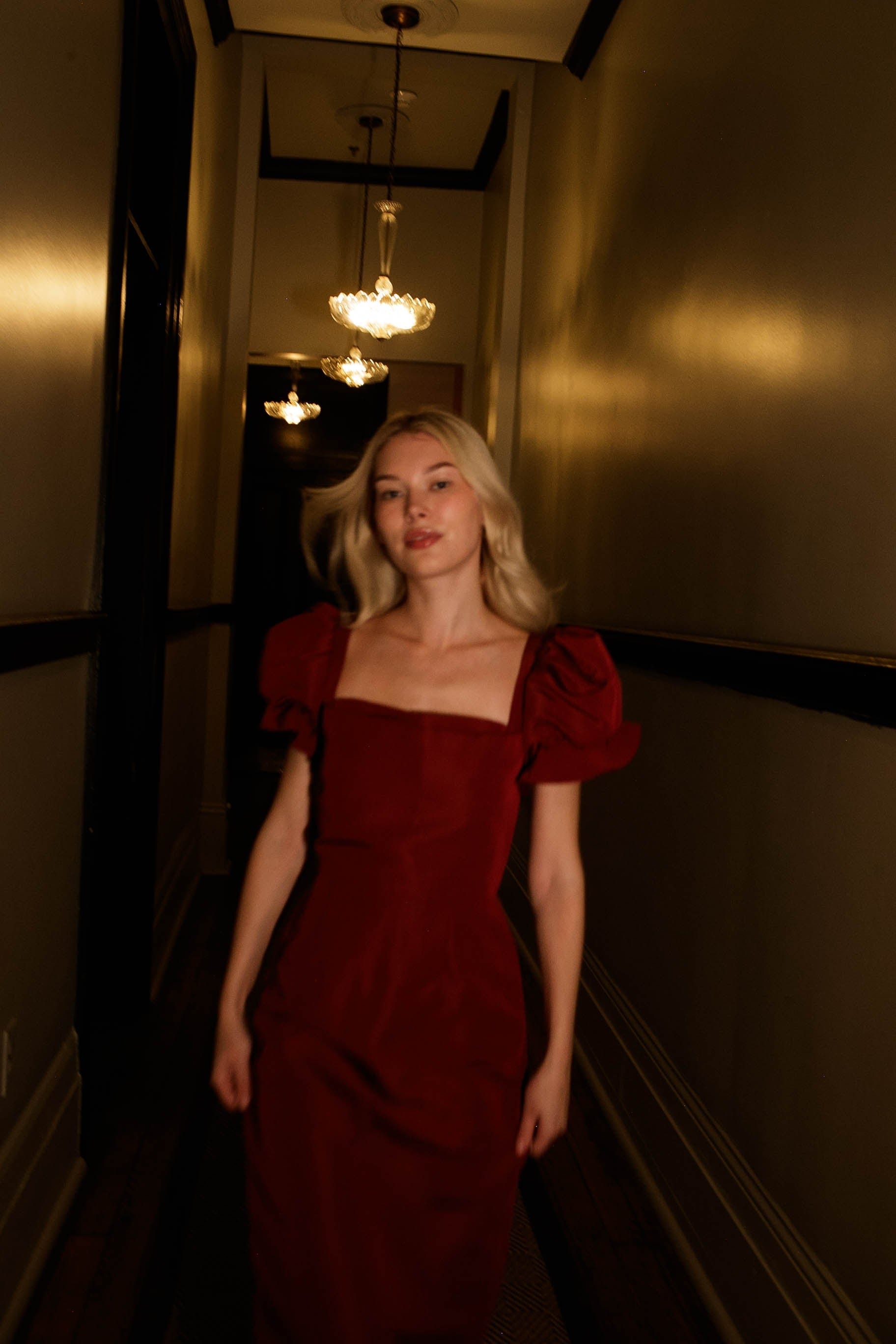 Damaris Bailey dresses Rose Dress Merlot