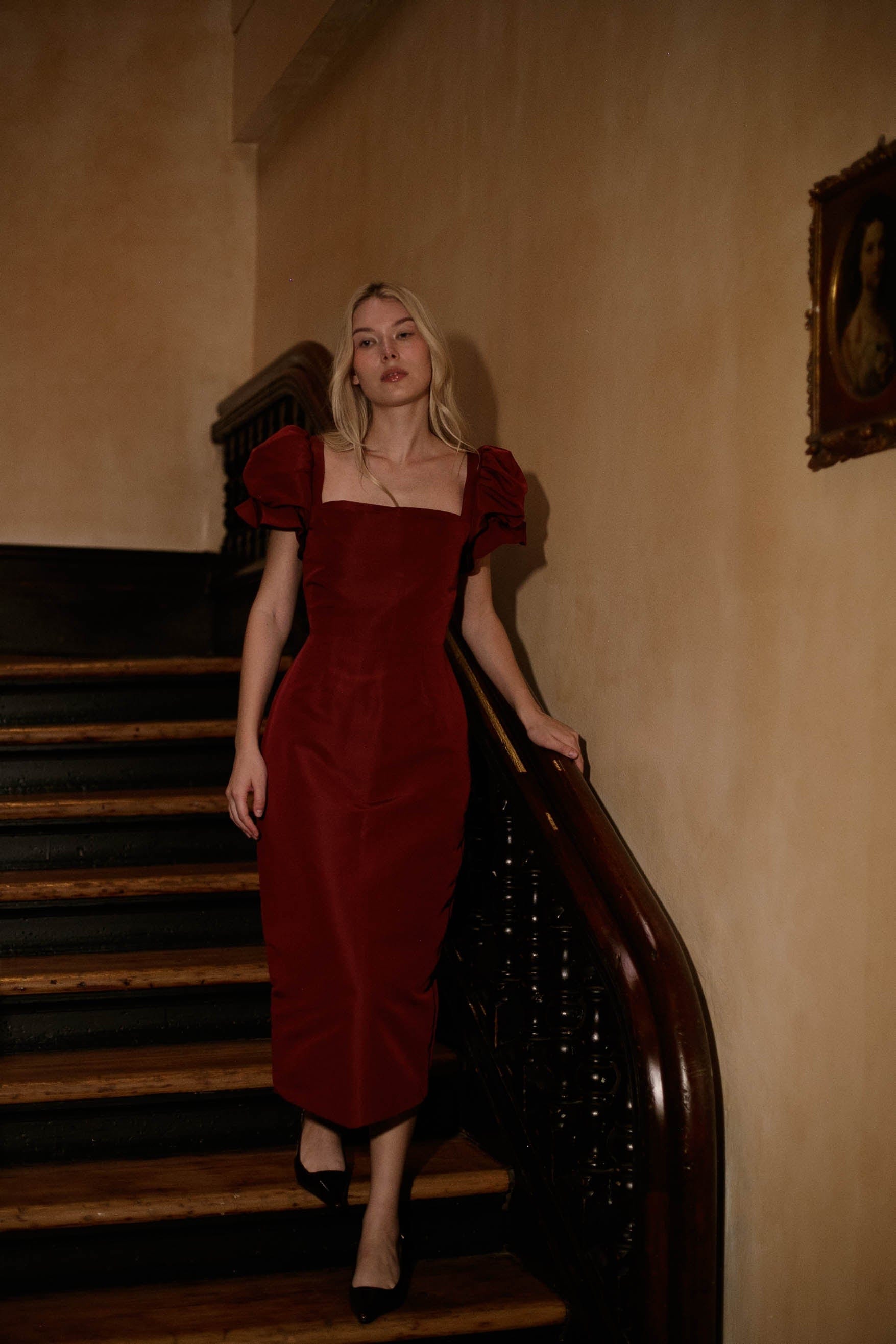 Damaris Bailey dresses Rose Dress Merlot