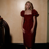 Damaris Bailey dresses Rose Dress Merlot