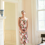 Damaris Bailey Top Rosso Top Garden Floral