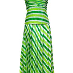 De Castro 2 Piece Skirt Set Custom size Green Leheriya Set