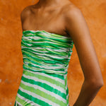 De Castro 2 Piece Skirt Set Custom size Green Leheriya Set