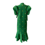 De Castro Dress Emerald  Green Margarita Dress