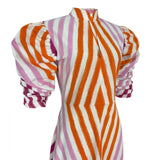 De Castro Dress Multicolor Illusion Dress