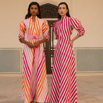 De Castro Dress Multicolor Illusion Dress