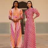 De Castro Dress Multicolor Illusion Dress