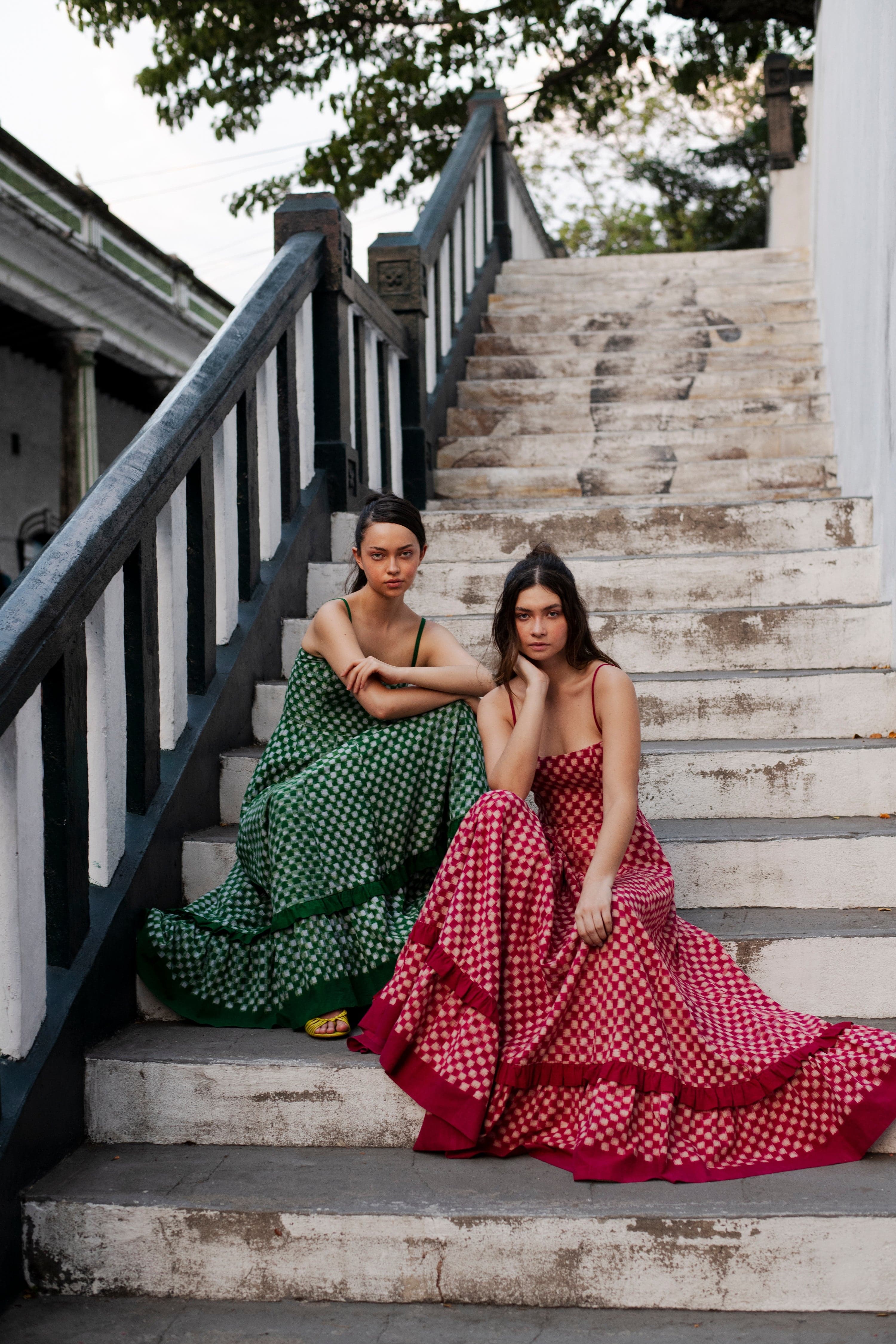 De Castro Dress Red Checkmate Dress