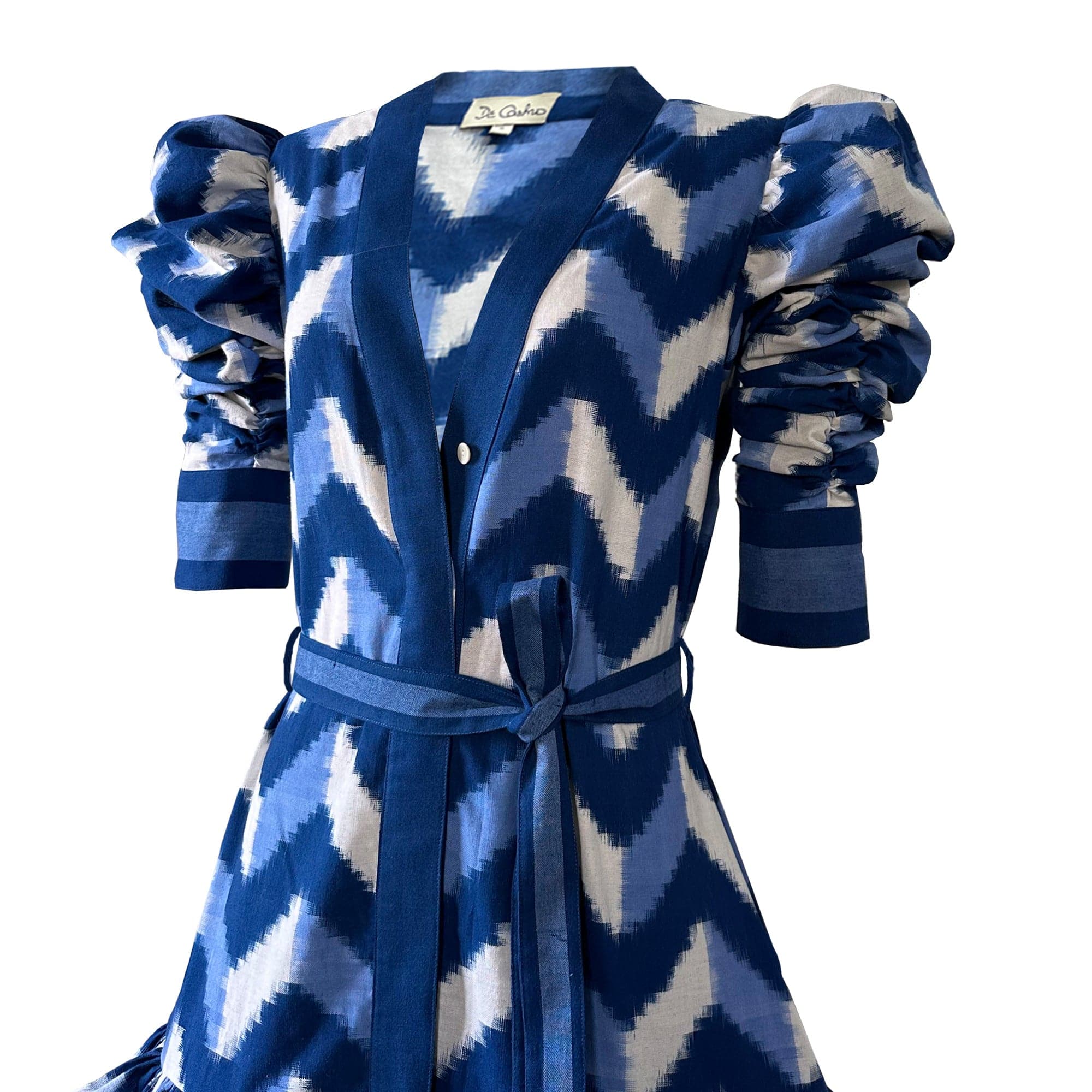 De Castro Dress Waves Lapis Lazuli Dress