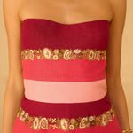 De Castro Dresses Bloom Stripe Dress