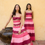 De Castro Dresses Bloom Stripe Dress