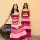 De Castro Dresses Bloom Stripe Dress