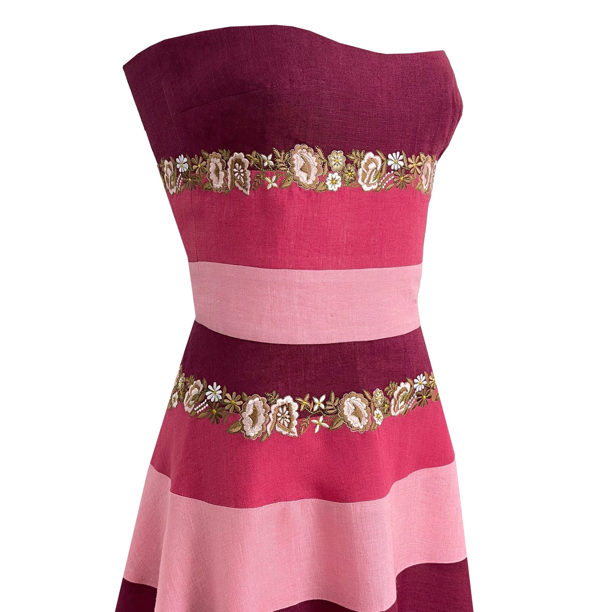 De Castro Dresses Bloom Stripe Dress