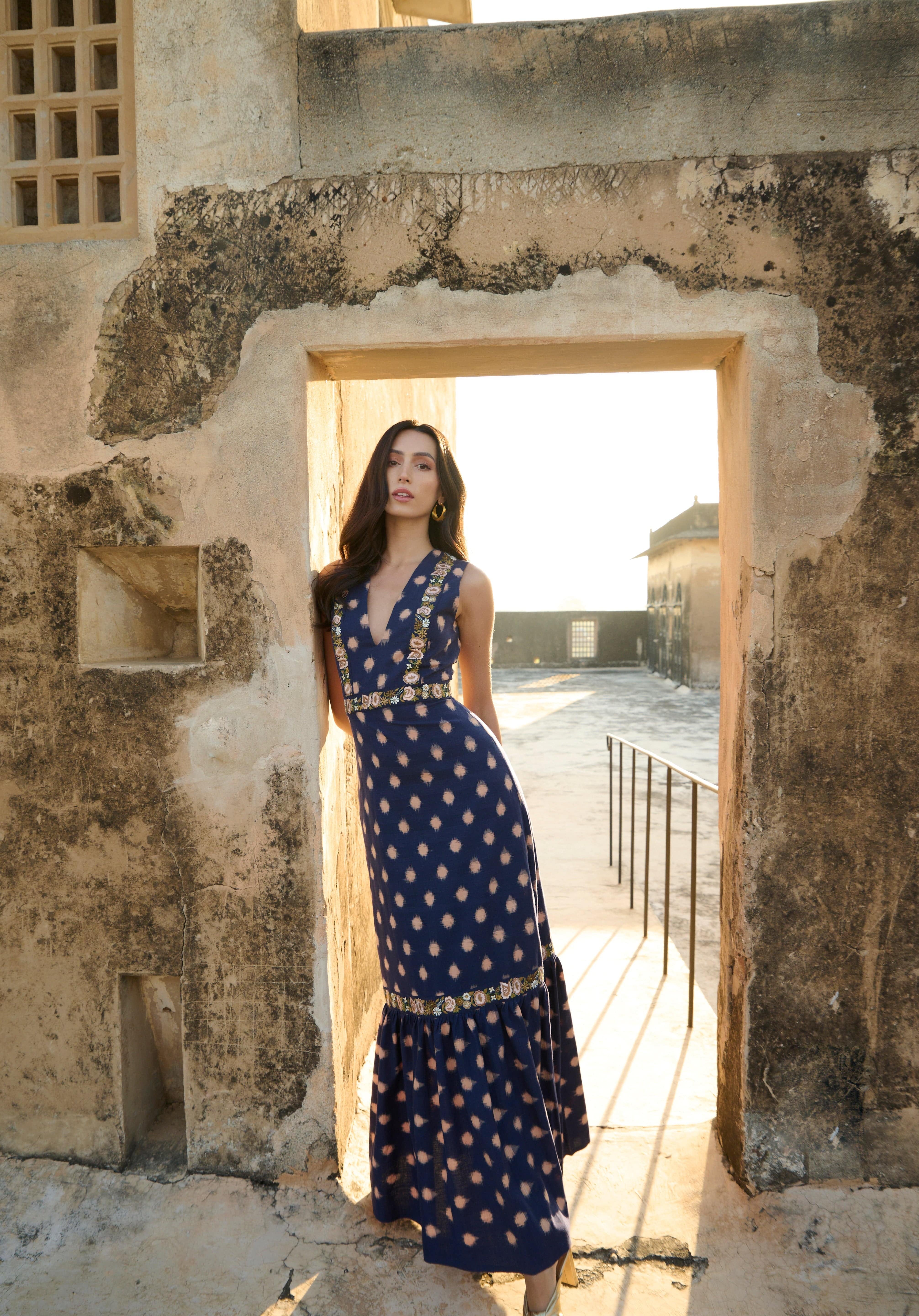 De Castro Dresses Polka Bloom Dress