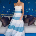 De Castro Dresses The Azure Horizon