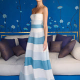 De Castro Dresses The Azure Horizon