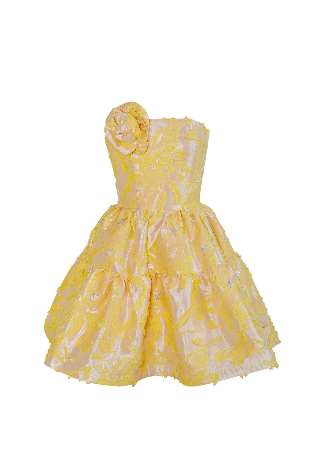 ESTEFANIA Dress Peach Bloom Mini Dress