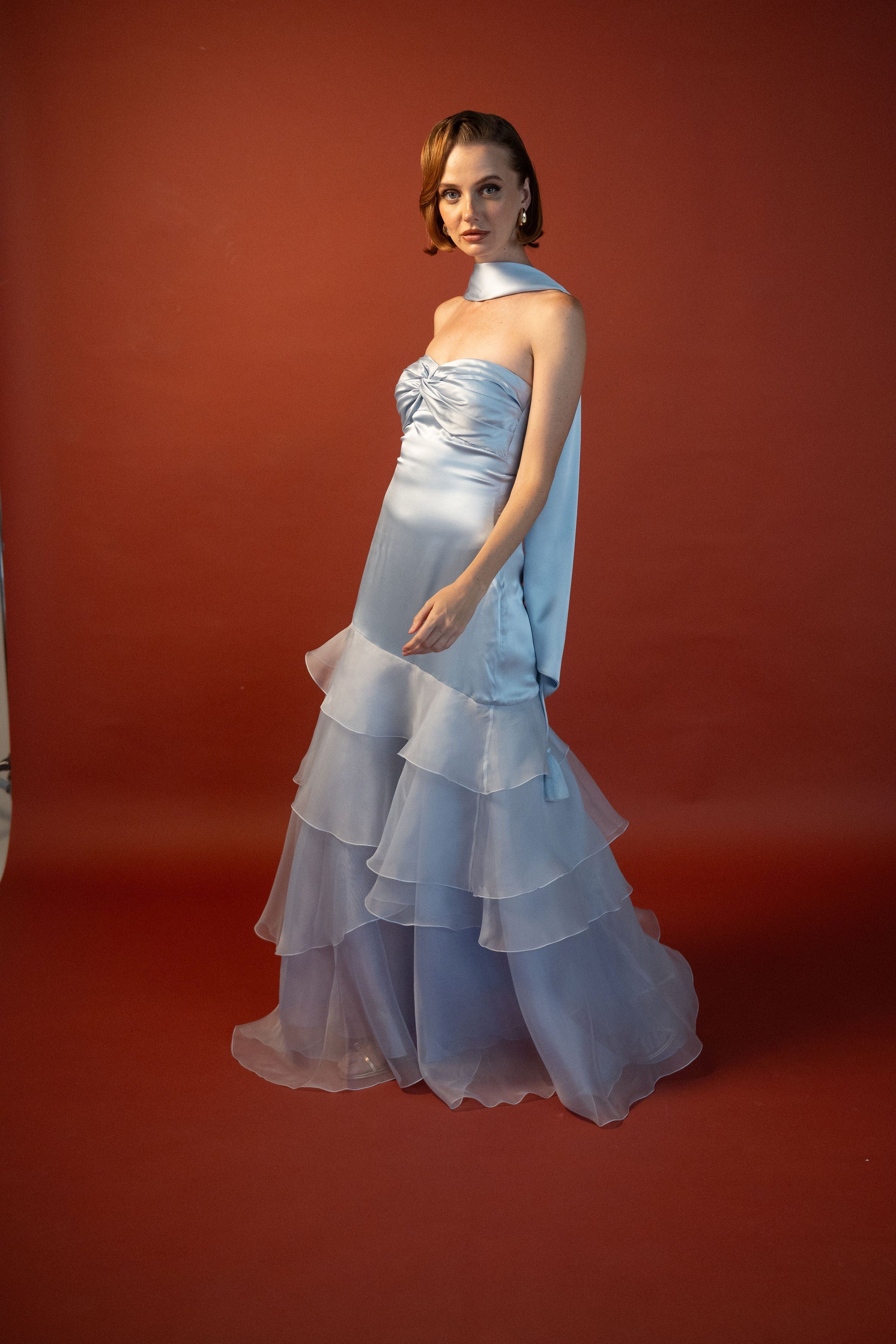 anne blue dress