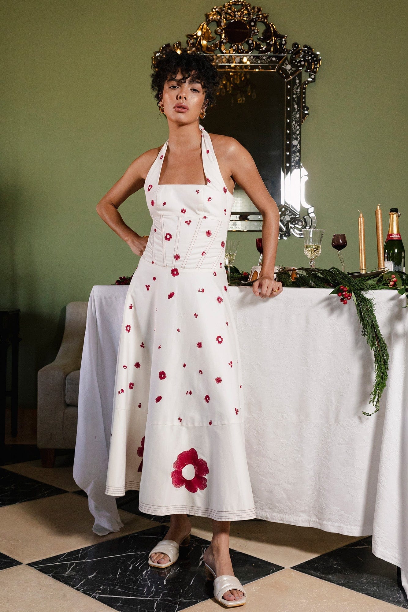 Flower Pop Dress S (COL 8)