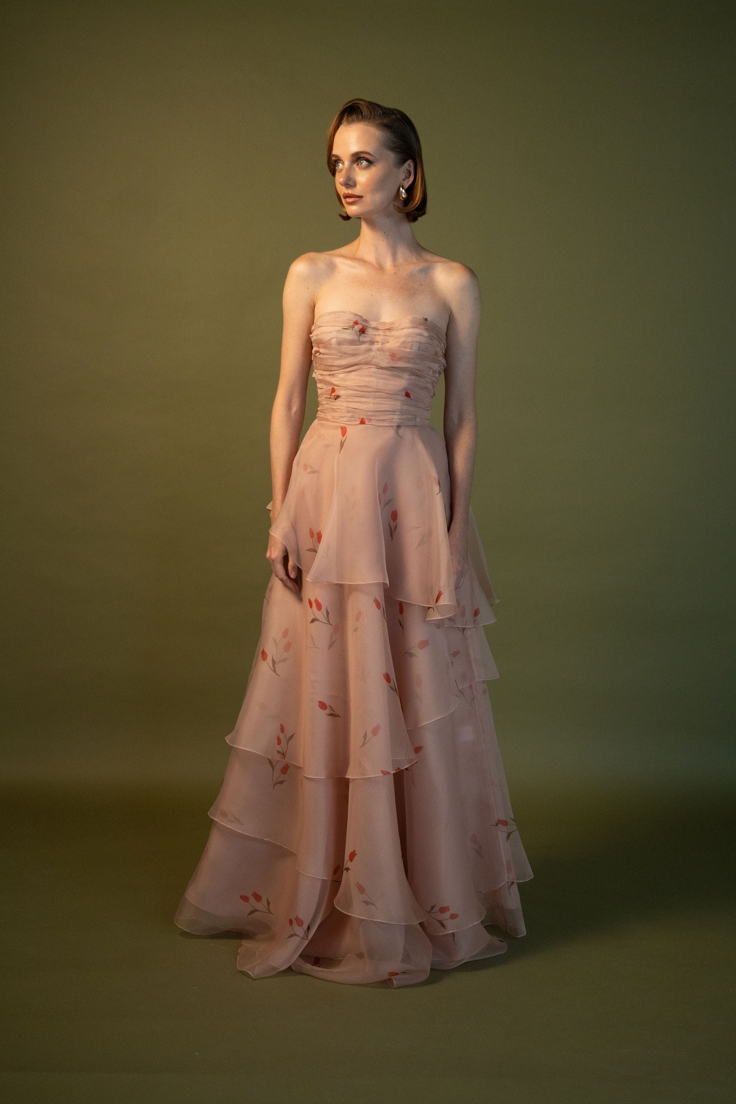 ESTEFANIA Dresses Lovely Tulip Dress Pink