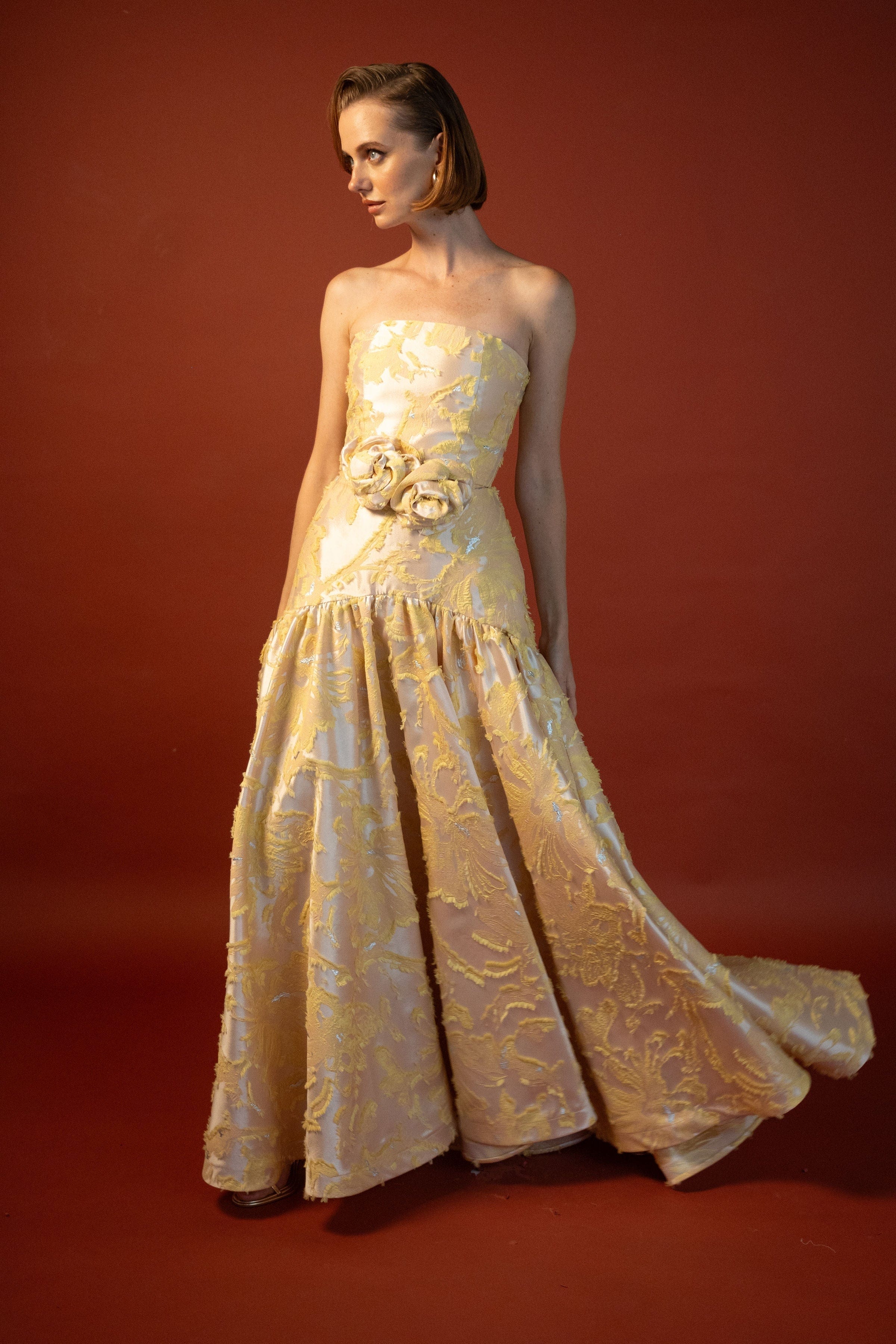 ESTEFANIA Dresses Peach Bloom Dress