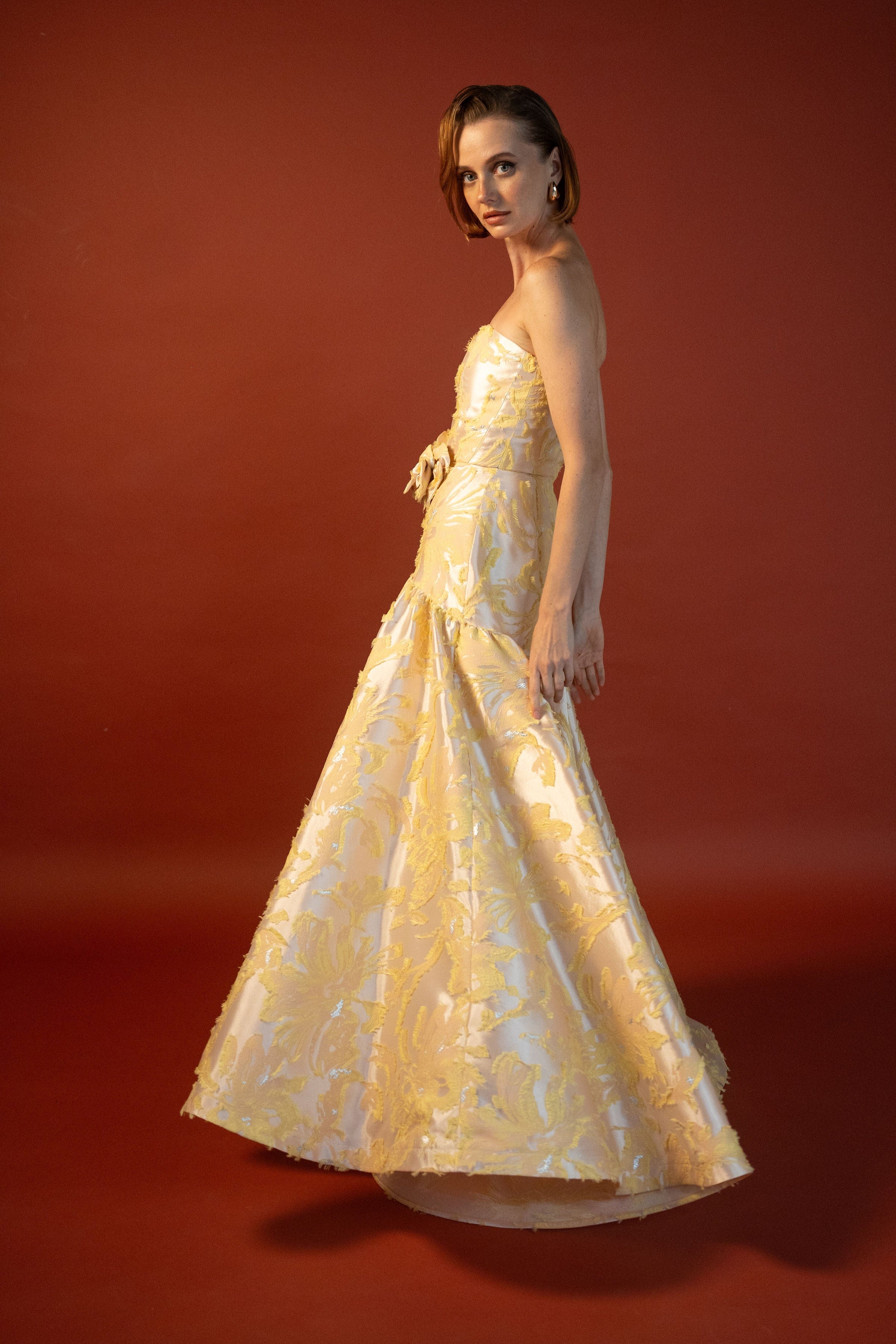 ESTEFANIA Dresses Peach Bloom Dress