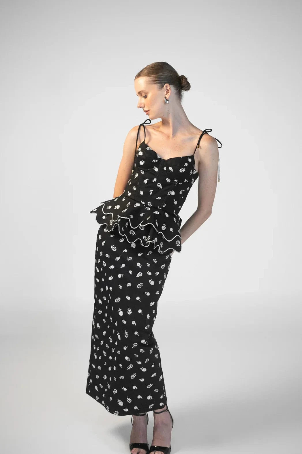 ESTEFANIA Skirt Rosita Midi Skirt Black