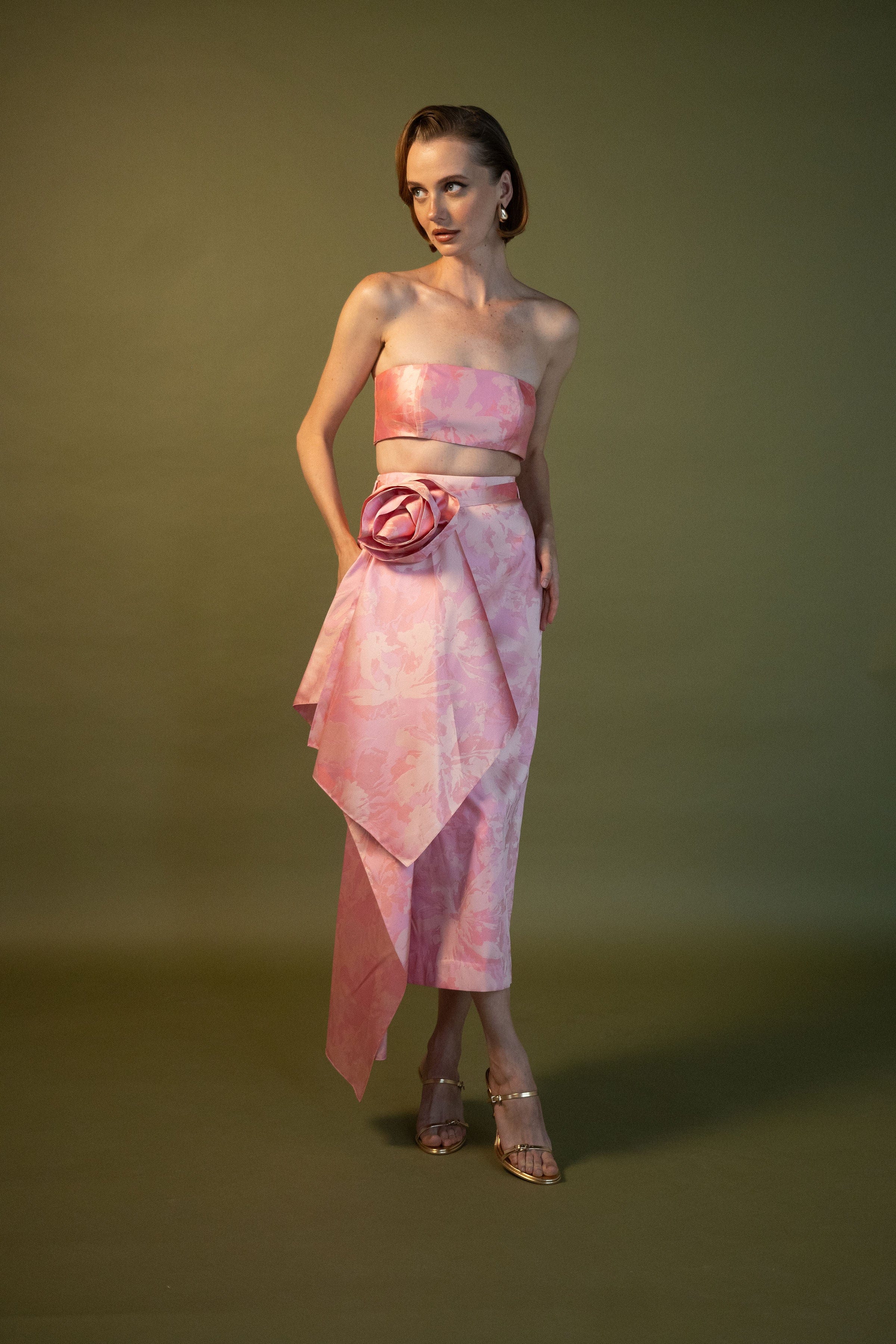 ESTEFANIA Top Idilio Top Mikado Pink